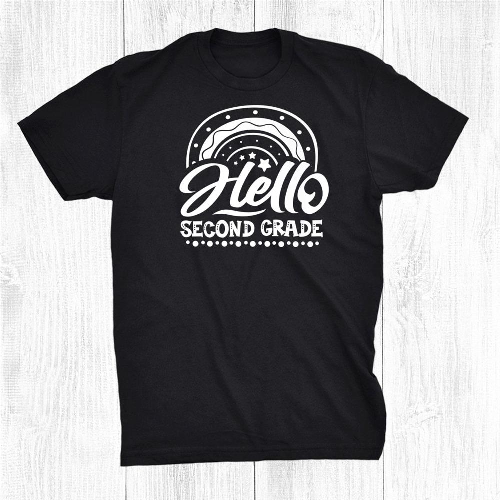 Hello 2nd Second Grade Teacher Team Shirt Hello 2nd Second Grade Teacher Team Shirt