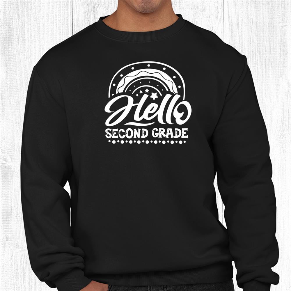 Hello 2nd Second Grade Teacher Team Shirt Hello 2nd Second Grade Teacher Team Shirt