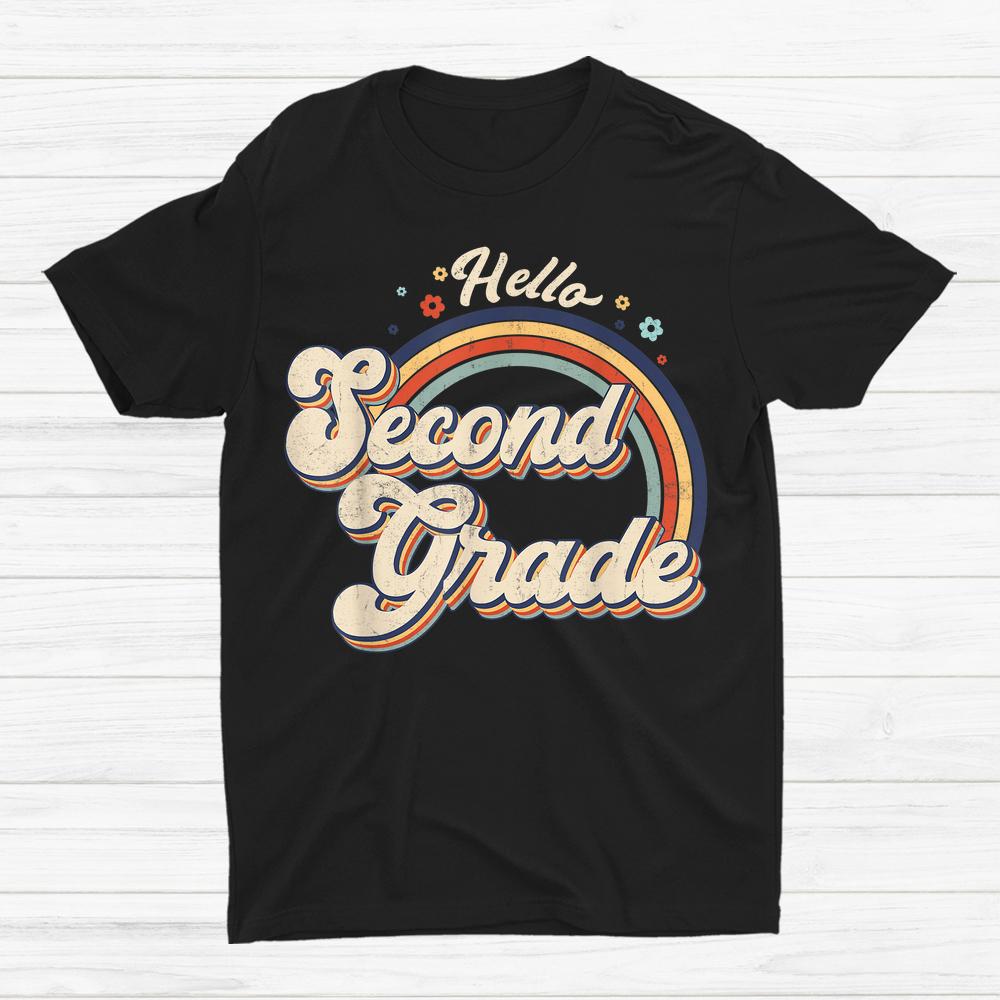 Hello Second 2nd Grade Teacher First Day Of School Shirt Hello Second 2nd Grade Teacher First Day Of School Shirt