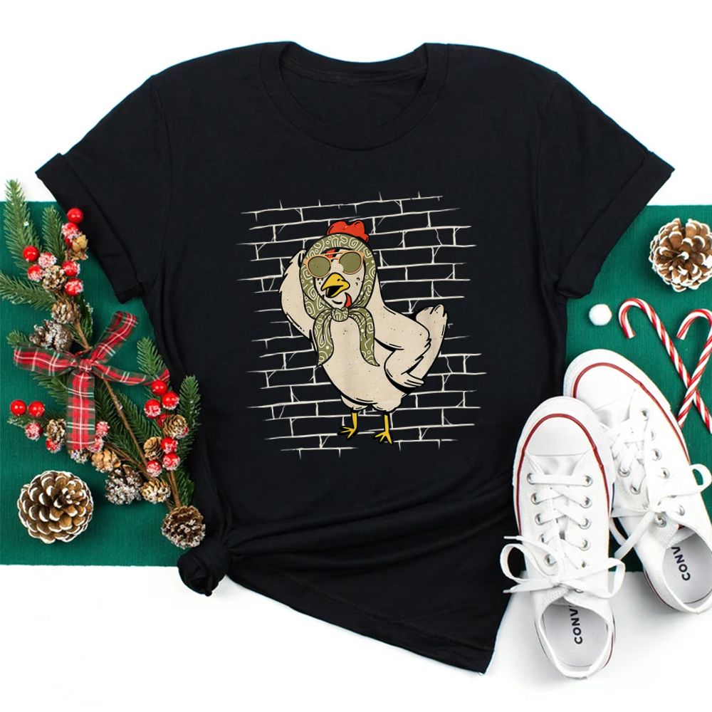 Hen Scarf Sunglasses Farm Eggs Farming Farmer Chicken Shirt Hen Scarf Sunglasses Farm Eggs Farming Farmer Chicken Shirt
