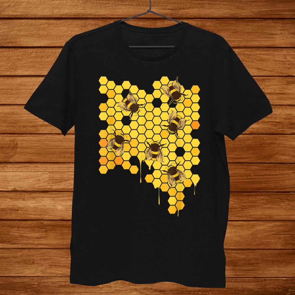 Honey Bee Hive Honeycomb Beekeeping Beekeeper Shirt Honey Bee Hive Honeycomb Beekeeping Beekeeper Shirt
