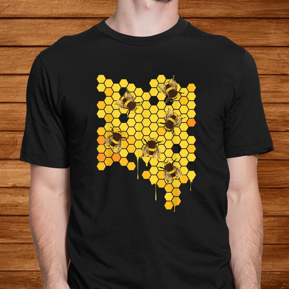Honey Bee Hive Honeycomb Beekeeping Beekeeper Shirt Honey Bee Hive Honeycomb Beekeeping Beekeeper Shirt