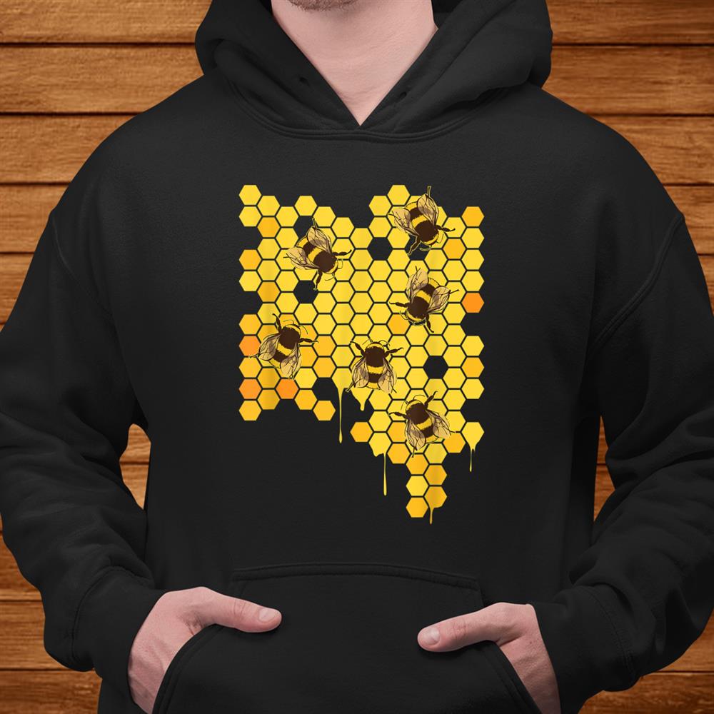 Honey Bee Hive Honeycomb Beekeeping Beekeeper Shirt Honey Bee Hive Honeycomb Beekeeping Beekeeper Shirt