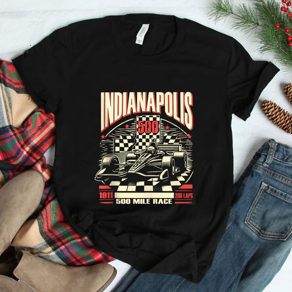 Indianapolis Indiana State 500 Race Car Formula Racing Car Shirt Indianapolis Indiana State 500 Race Car Formula Racing Car Shirt