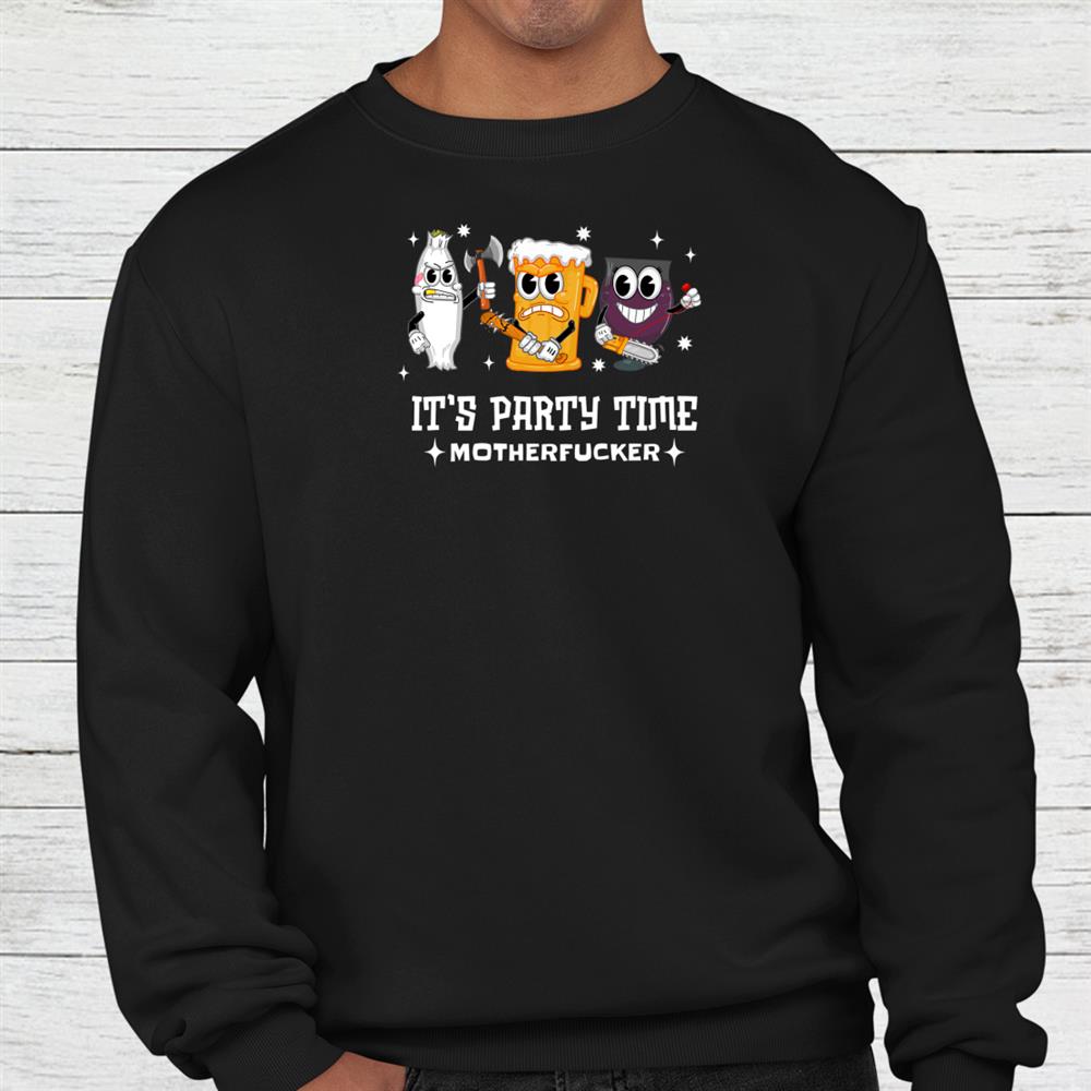 It’s Party Time Funny Party With Beer Weed And Wine Shirt It’s Party Time Funny Party With Beer Weed And Wine Shirt