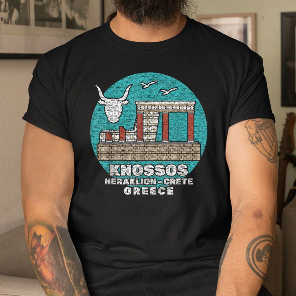 Knossos Minoan Head Heraklion Crete Greece Greek Shirt Knossos Minoan Head Heraklion Crete Greece Greek Shirt