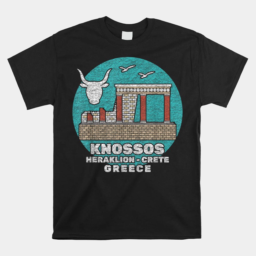 Knossos Minoan Head Heraklion Crete Greece Greek Shirt Knossos Minoan Head Heraklion Crete Greece Greek Shirt