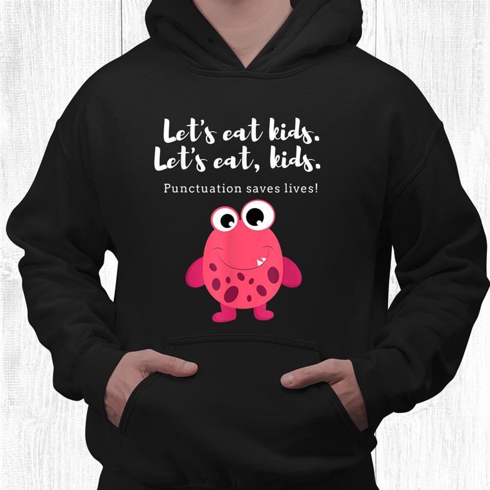 Let’s Eat Kids Funny Sarcastic Teachers Novelty Monster Red Shirt Let’s Eat Kids Funny Sarcastic Teachers Novelty Monster Red Shirt