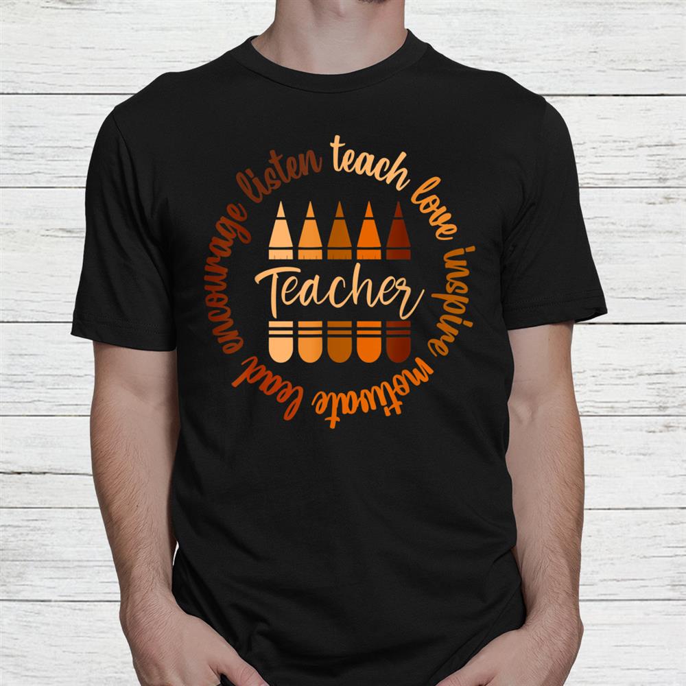 Listen Love Teach Afro Black History Month Melanin Teacher Shirt Listen Love Teach Afro Black History Month Melanin Teacher Shirt