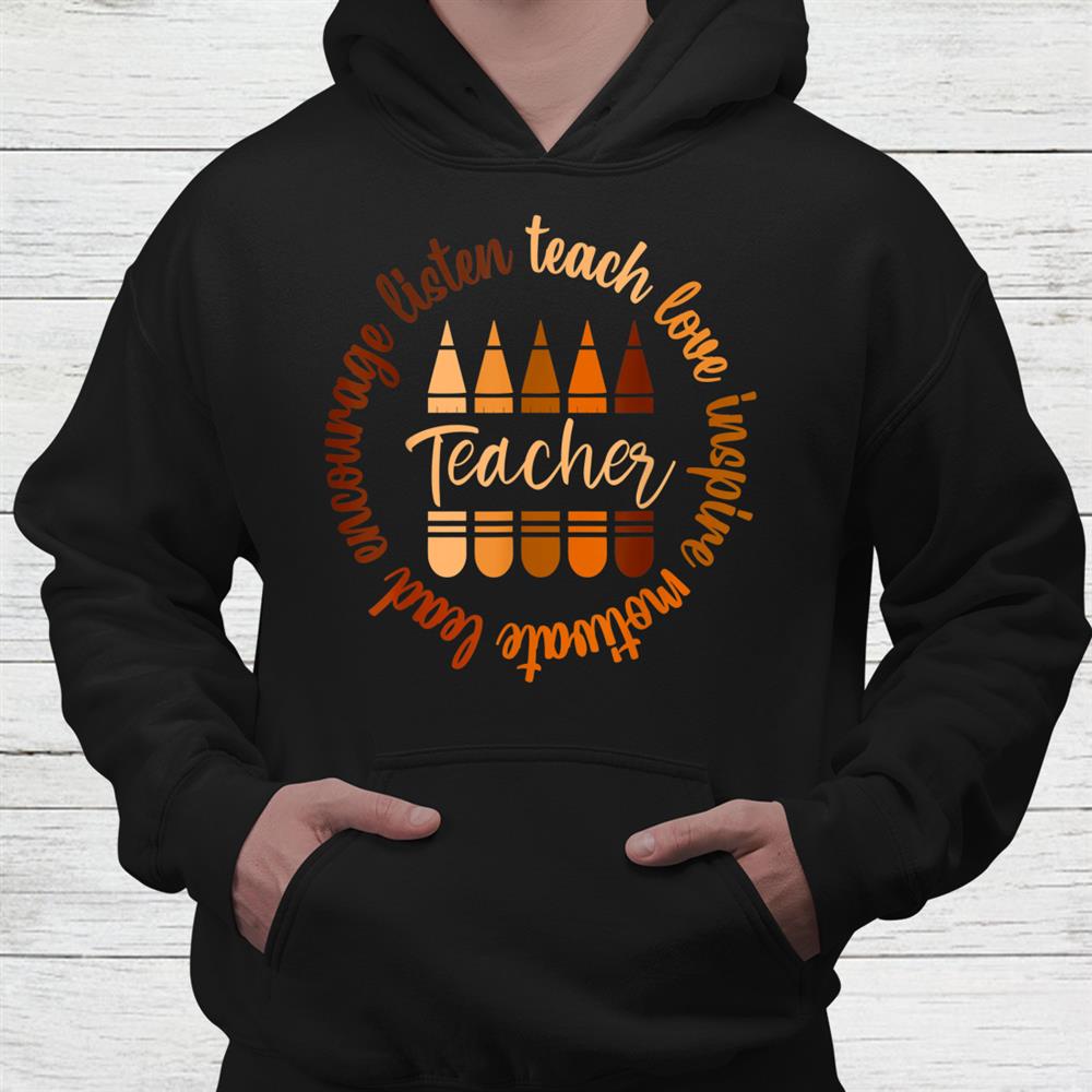 Listen Love Teach Afro Black History Month Melanin Teacher Shirt Listen Love Teach Afro Black History Month Melanin Teacher Shirt