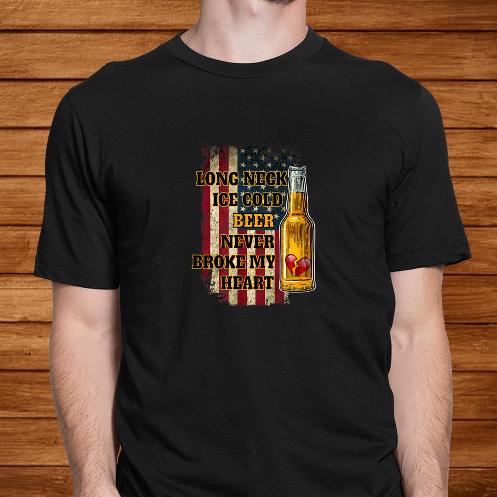 Long Neck Ice Cold Beer Shirt Long Neck Ice Cold Beer Shirt