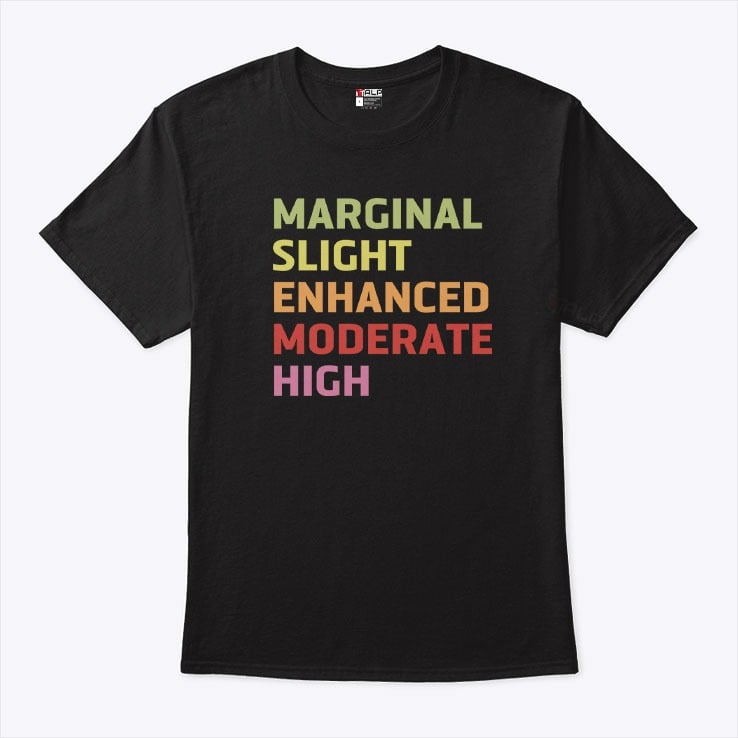 Marginal Slight Enhanced Moderate High Weather Forecast Shirt Marginal Slight Enhanced Moderate High Weather Forecast Shirt
