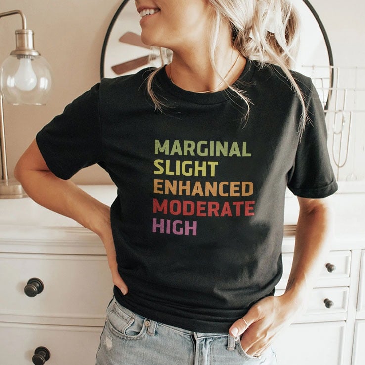 Marginal Slight Enhanced Moderate High Weather Forecast Shirt Marginal Slight Enhanced Moderate High Weather Forecast Shirt