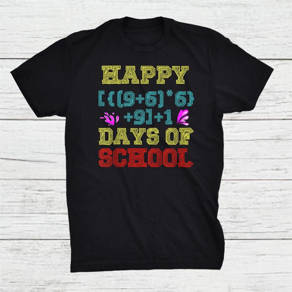 Math Formula 100 Days Of School Shirt Teacher Student Shirt Math Formula 100 Days Of School Shirt Teacher Student Shirt
