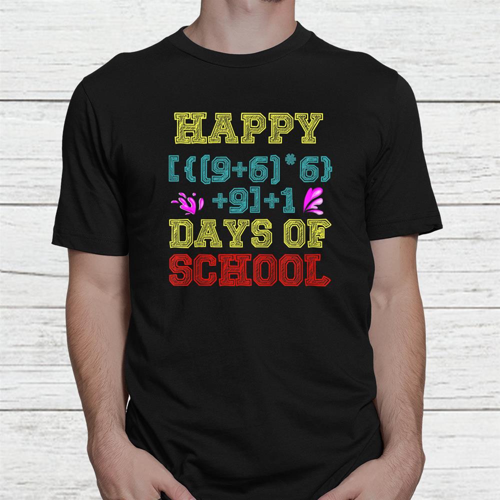Math Formula 100 Days Of School Shirt Teacher Student Shirt Math Formula 100 Days Of School Shirt Teacher Student Shirt