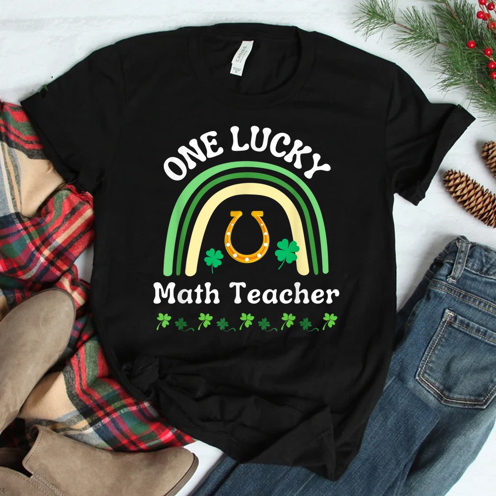 Math Teacher St Patrick’s Day Shirt Math Teacher St Patrick’s Day Shirt