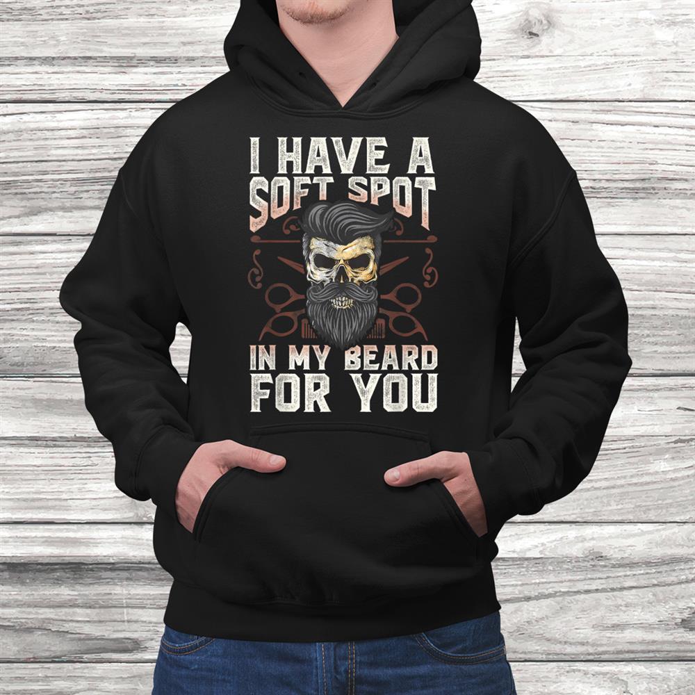 Barbers Beard Stylists Bearded Skull Art Quote Shirt