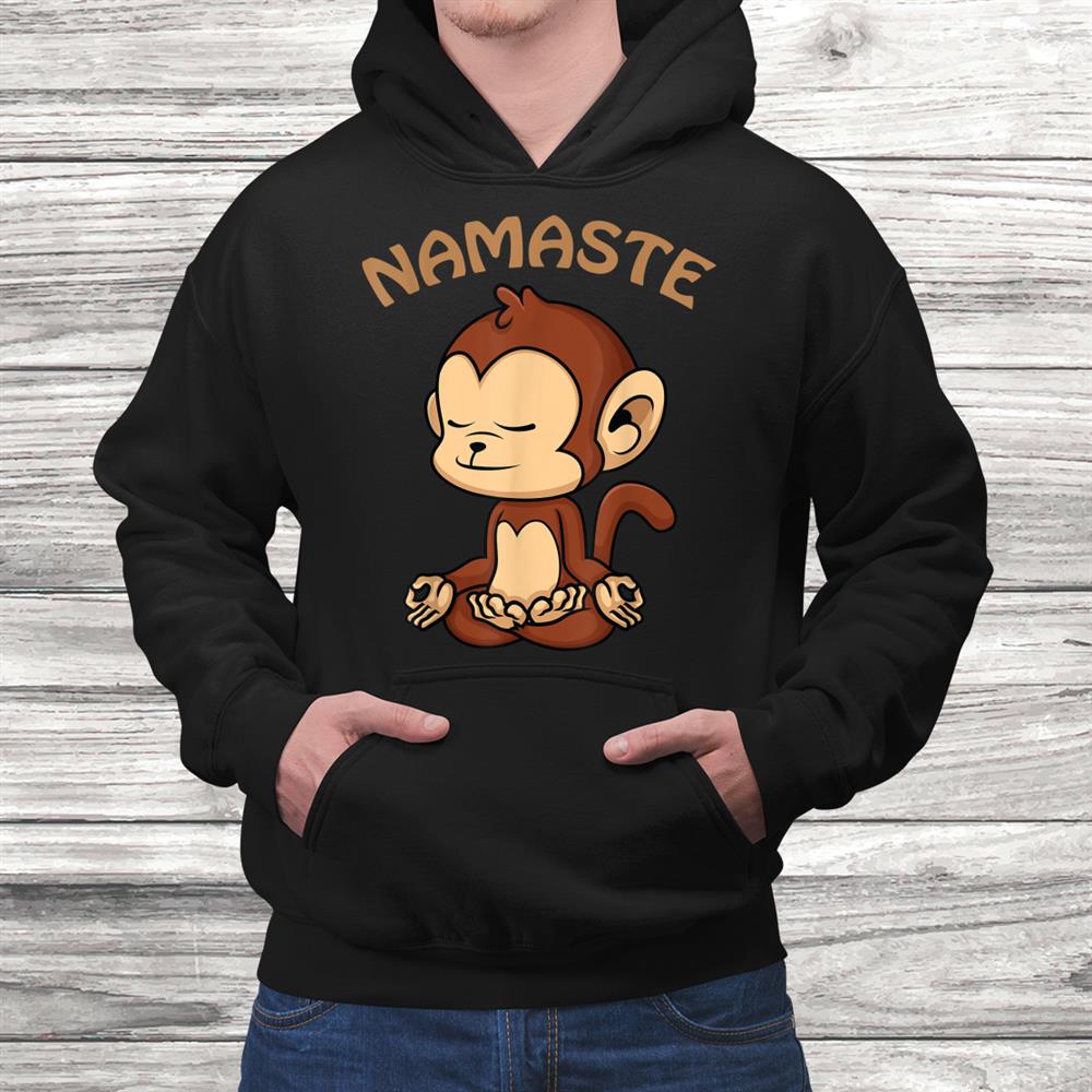 Monkey Yoga Gifts Funny Monkey Lovers Gift Cute Namaste Yoga Shirt Monkey Yoga Gifts Funny Monkey Lovers Gift Cute Namaste Yoga Shirt