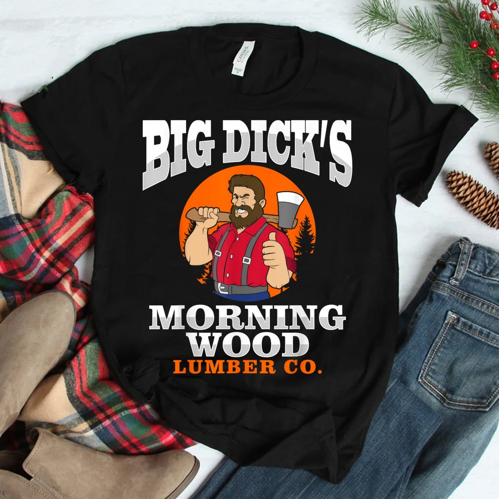 Morning Wood Lumber Co Lumberjack Carpenter Woodworker Shirt Morning Wood Lumber Co Lumberjack Carpenter Woodworker Shirt