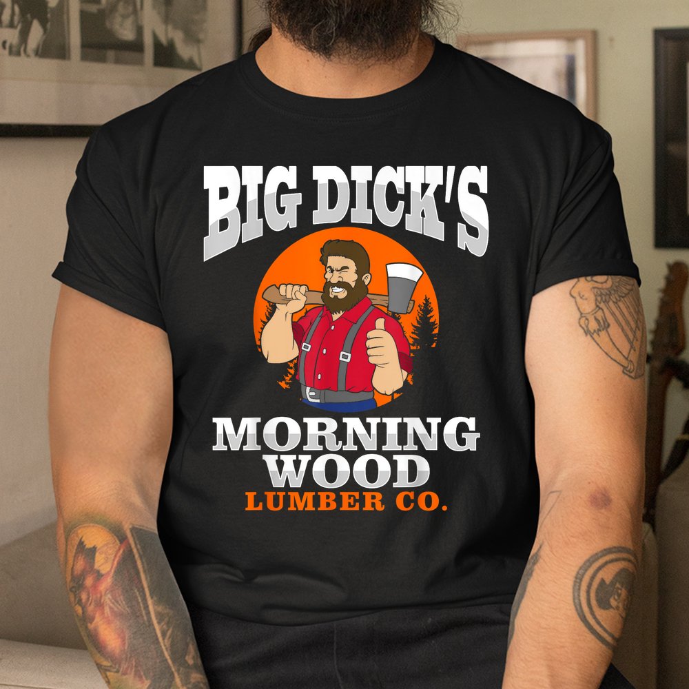 Morning Wood Lumber Co Lumberjack Carpenter Woodworker Shirt Morning Wood Lumber Co Lumberjack Carpenter Woodworker Shirt