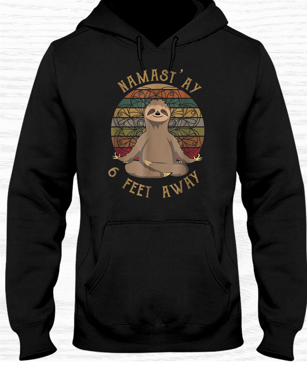 Namaste Feet Away Funny Vintage Sloth Yoga Lover Sloth Shirt Namaste Feet Away Funny Vintage Sloth Yoga Lover Sloth Shirt
