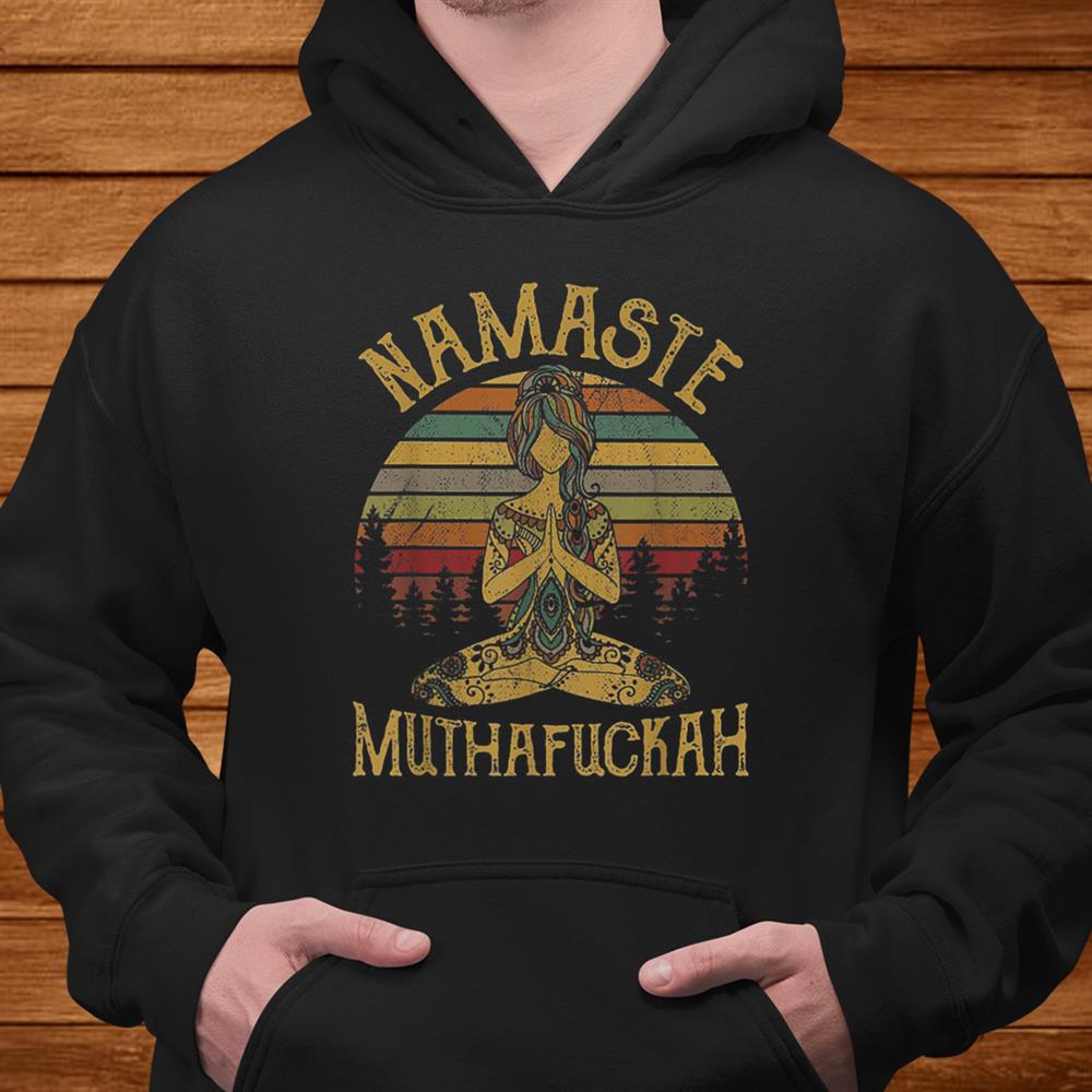 Namaste Muthafuckah Vintage Tshirt Yoga Lover Shirt Namaste Muthafuckah Vintage Tshirt Yoga Lover Shirt