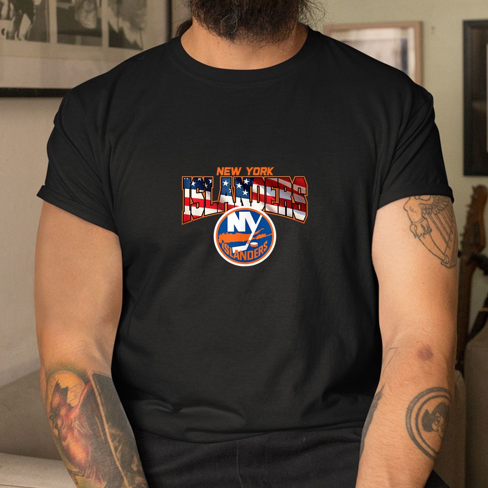 NHL New York Islanders USA Americana Hockey Team Shirt NHL New York Islanders USA Americana Hockey Team Shirt