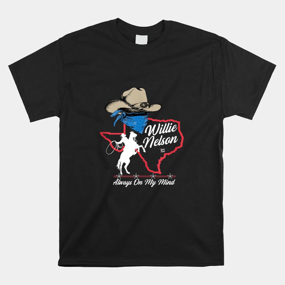 Official Willie Nelson Always On My Mind White Shirt Official Willie Nelson Always On My Mind White Shirt