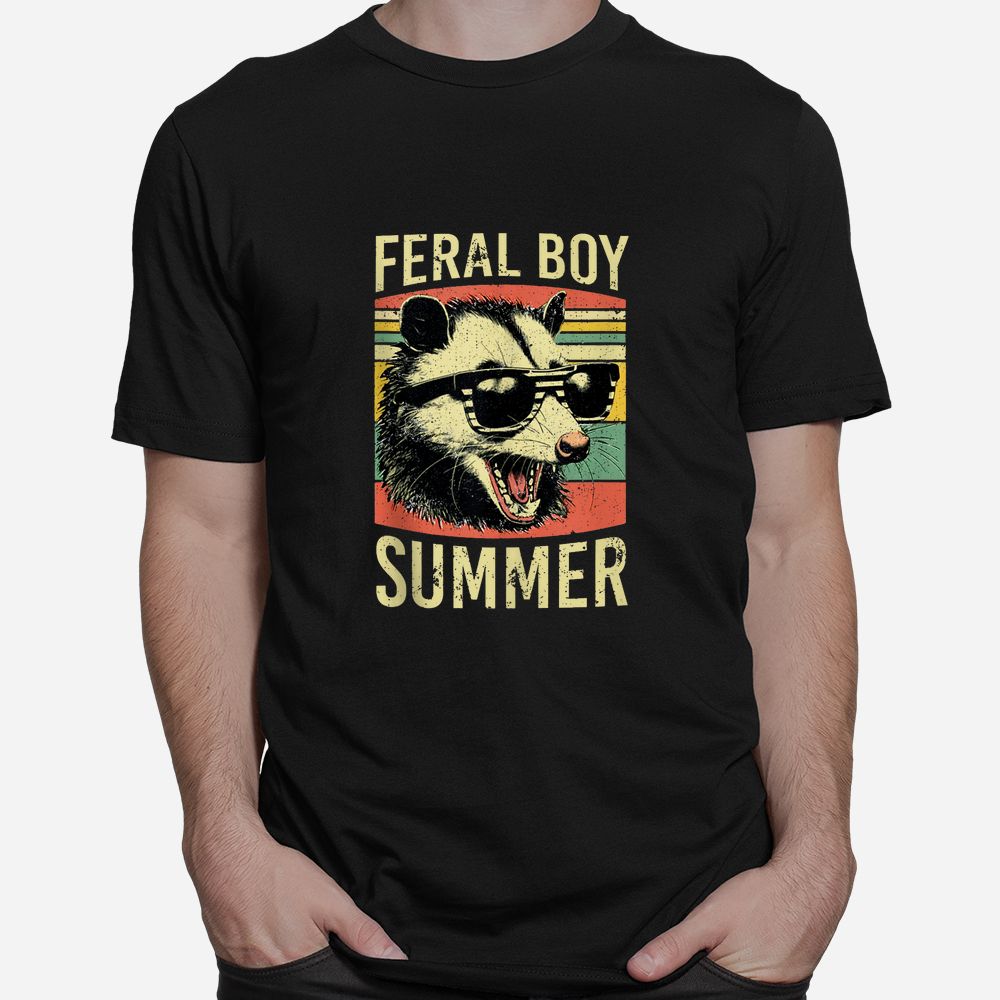Opossum Feral Boy Summer Shirt Opossum Feral Boy Summer Shirt