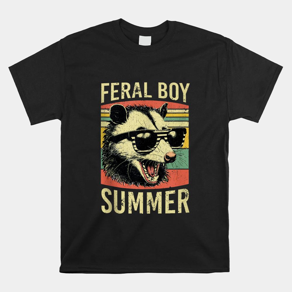 Opossum Feral Boy Summer Shirt Opossum Feral Boy Summer Shirt