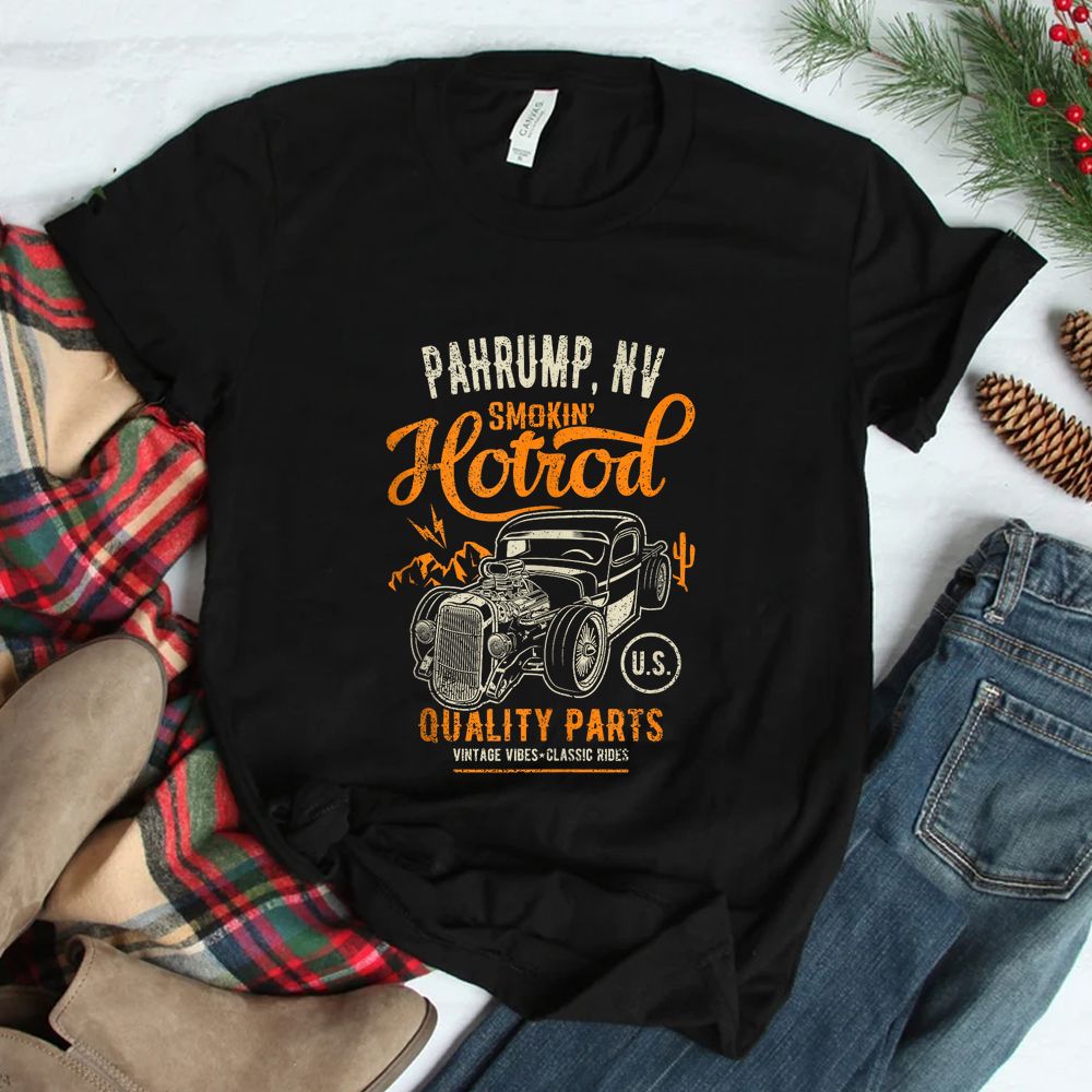 Pahrump Nevada USA Hotrod Garage Car Distressed Shirt Pahrump Nevada USA Hotrod Garage Car Distressed Shirt