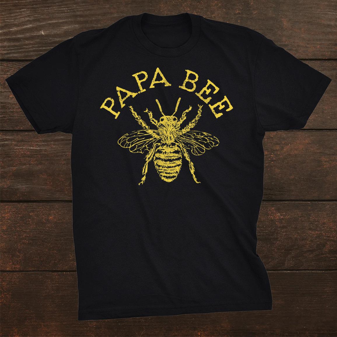 Papa Bee Beekeeper Funny Bee Lover Shirt Papa Bee Beekeeper Funny Bee Lover Shirt
