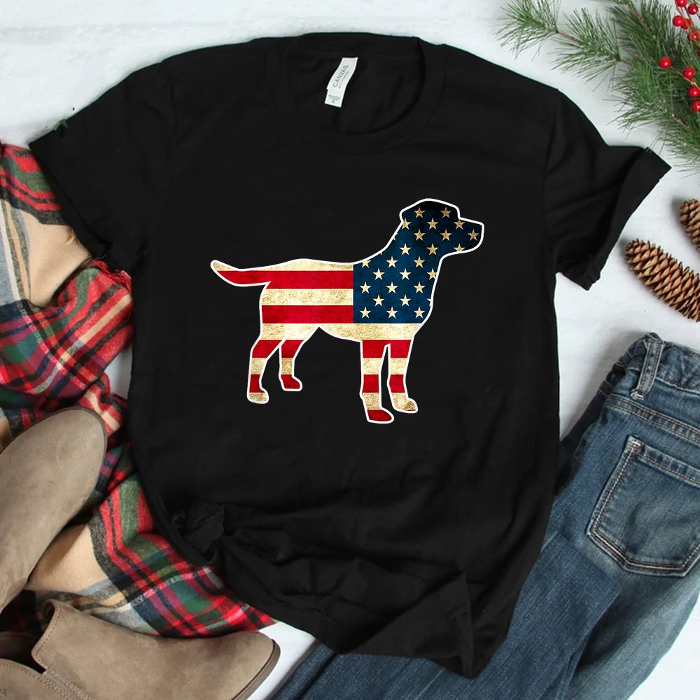 Patriotic Labrador Dog American Flag Shirt Patriotic Labrador Dog American Flag Shirt