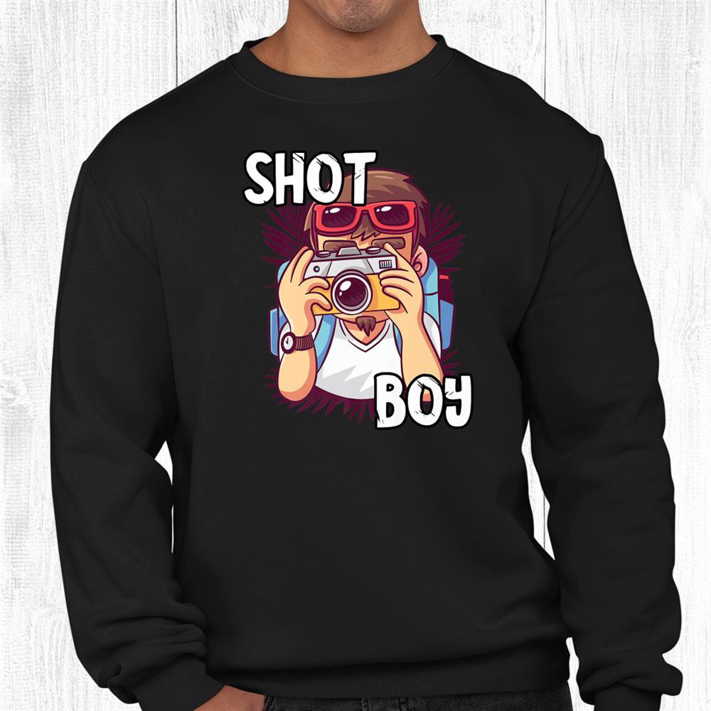 Photographer Shot Boy Camera Lens Photography Lover Shirt Photographer Shot Boy Camera Lens Photography Lover Shirt