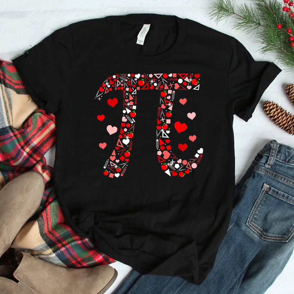 Pi Math Valentine Math Teacher Valentine’s Day Shirt Pi Math Valentine Math Teacher Valentine’s Day Shirt