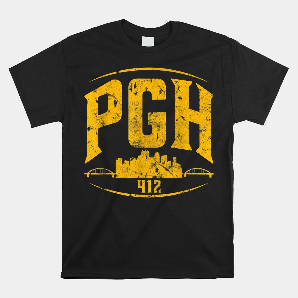 Pittsburgh Pennsylvania Steel City Skyline PGH 412 Shirt Pittsburgh Pennsylvania Steel City Skyline PGH 412 Shirt