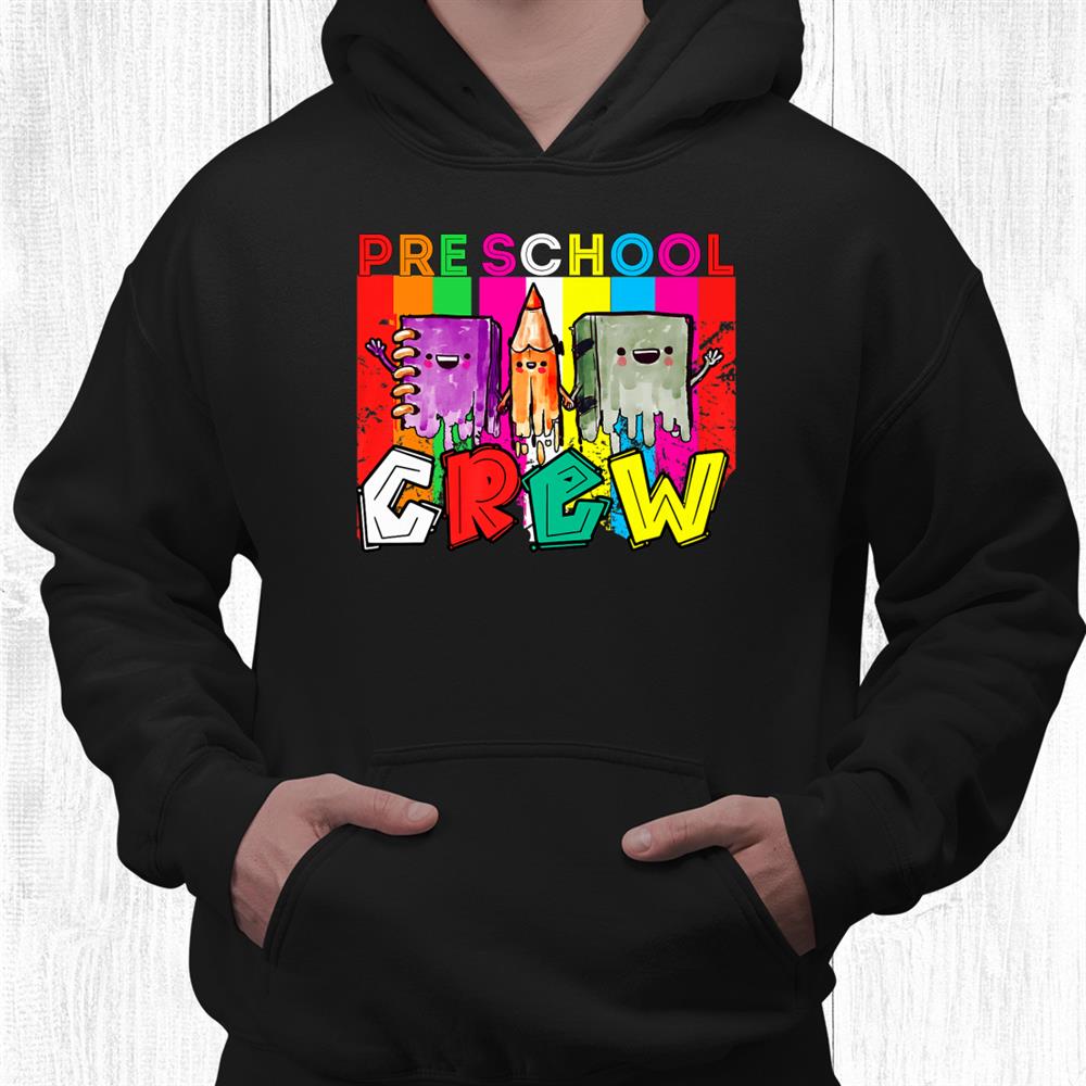 Preschool Crew Rainbow Girls Boys Teacher Back To School Shirt Preschool Crew Rainbow Girls Boys Teacher Back To School Shirt