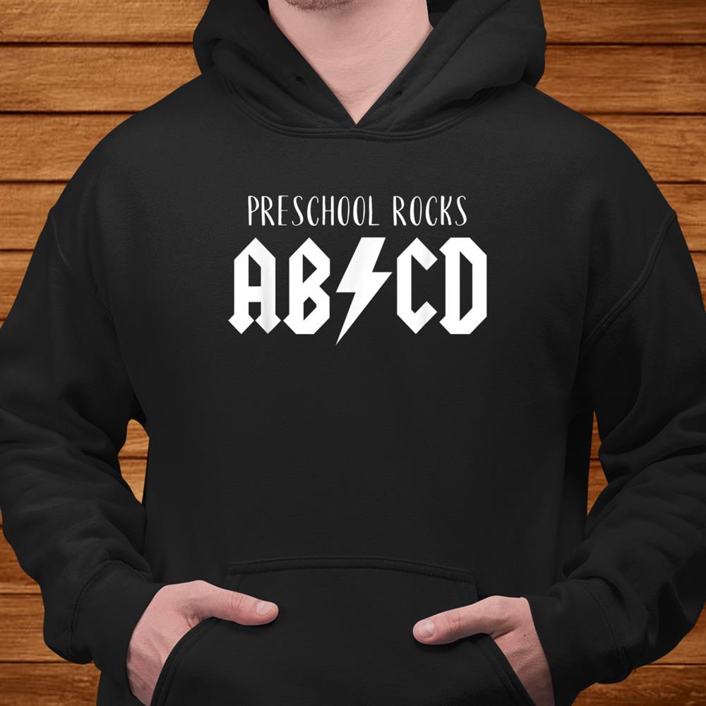 Preschool Rocks Shirt Cute Funny Gift For Teachers Abcd Rock Men Preschool Rocks Shirt Cute Funny Gift For Teachers Abcd Rock Men