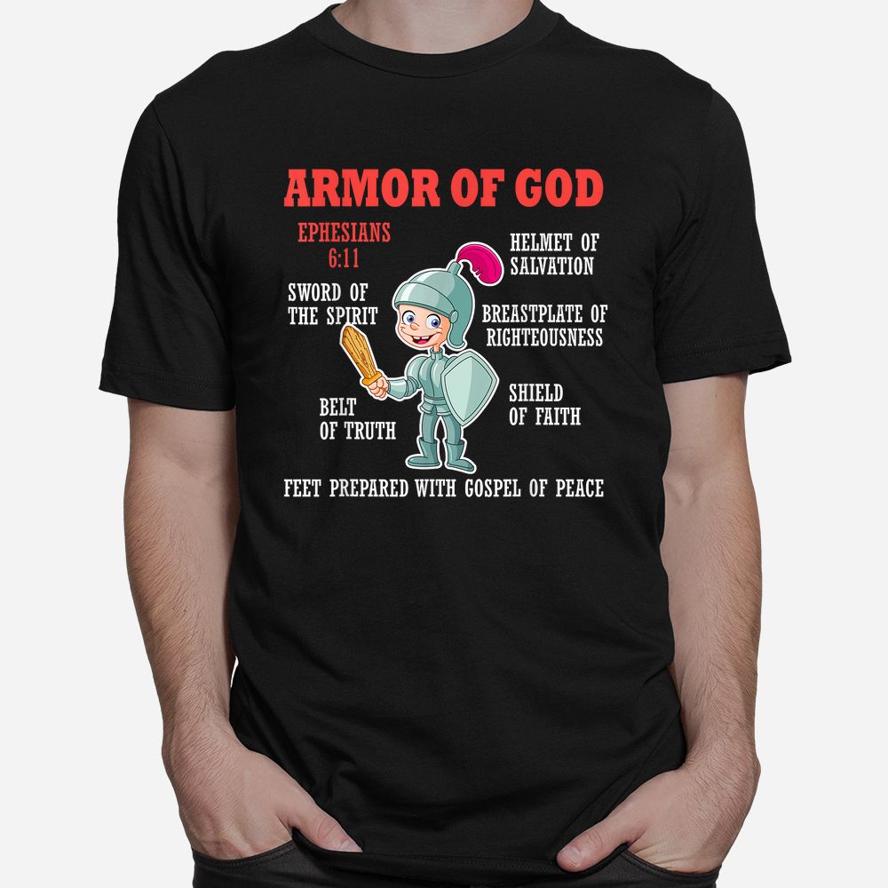 Put On The Full Armor Of God Bible Chapters Shirt Put On The Full Armor Of God Bible Chapters Shirt
