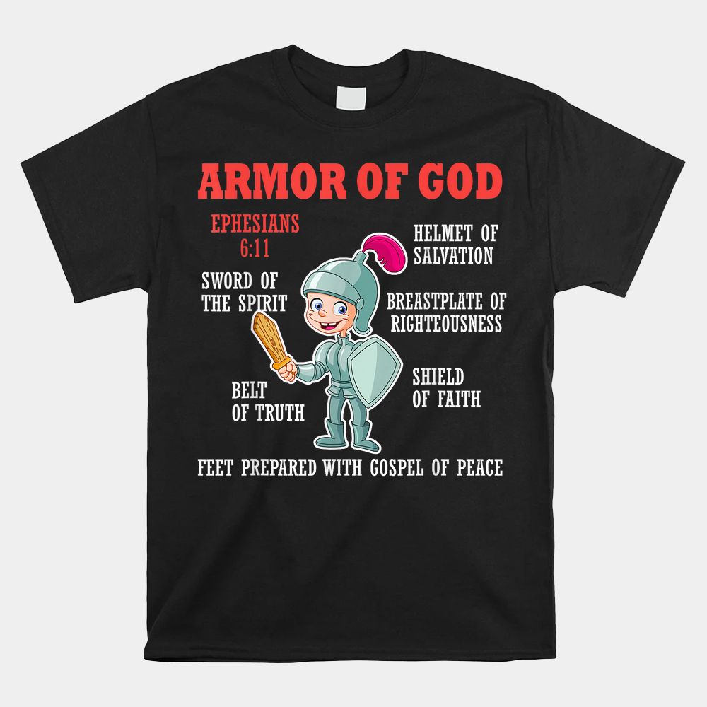 Put On The Full Armor Of God Bible Chapters Shirt Put On The Full Armor Of God Bible Chapters Shirt