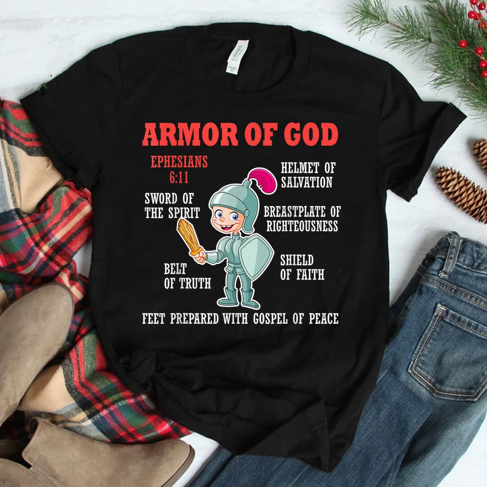 Put On The Full Armor Of God Bible Chapters Shirt Put On The Full Armor Of God Bible Chapters Shirt