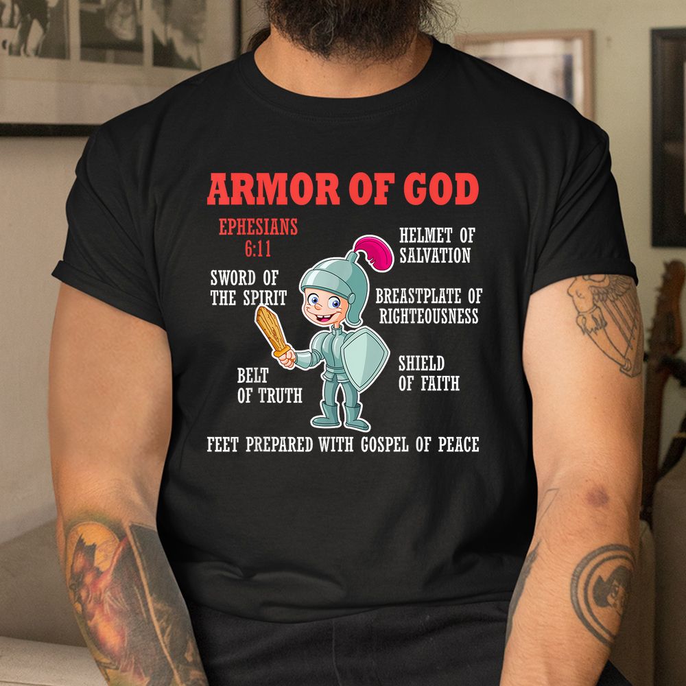 Put On The Full Armor Of God Bible Chapters Shirt Put On The Full Armor Of God Bible Chapters Shirt