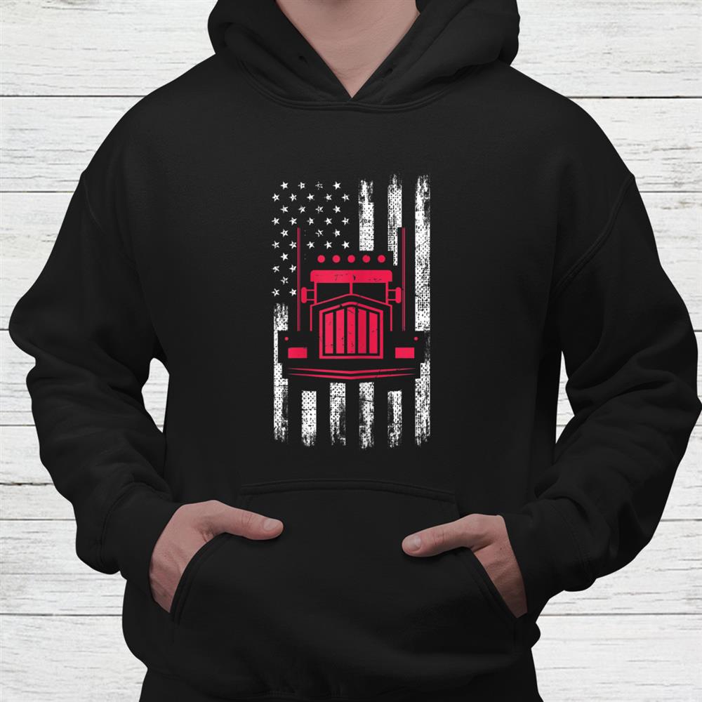 Red Truck Mechanic American Flag Shirt Red Truck Mechanic American Flag Shirt