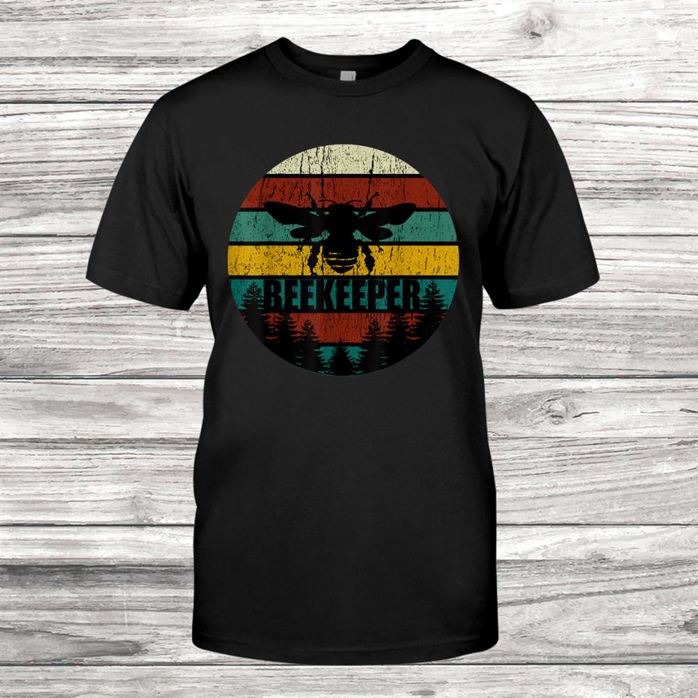 Retro Vintage Beekeeper T-Shirt Beekeeping Bee Shirt Retro Vintage Beekeeper T-Shirt Beekeeping Bee Shirt