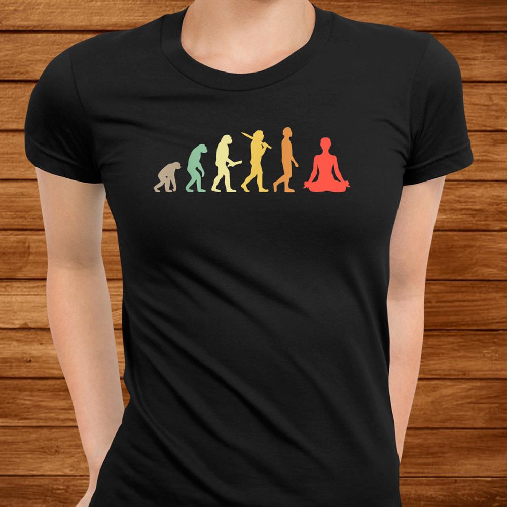 Retro Yoga Evolution Gift For Yogis Shirt Retro Yoga Evolution Gift For Yogis Shirt
