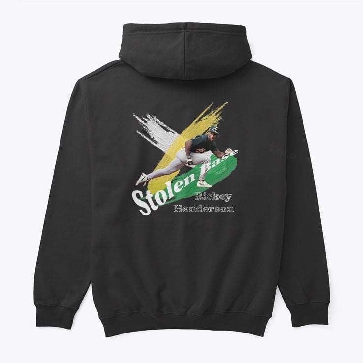 Rickey Henderson Stolen Base Hoodie Rickey Henderson Stolen Base Hoodie