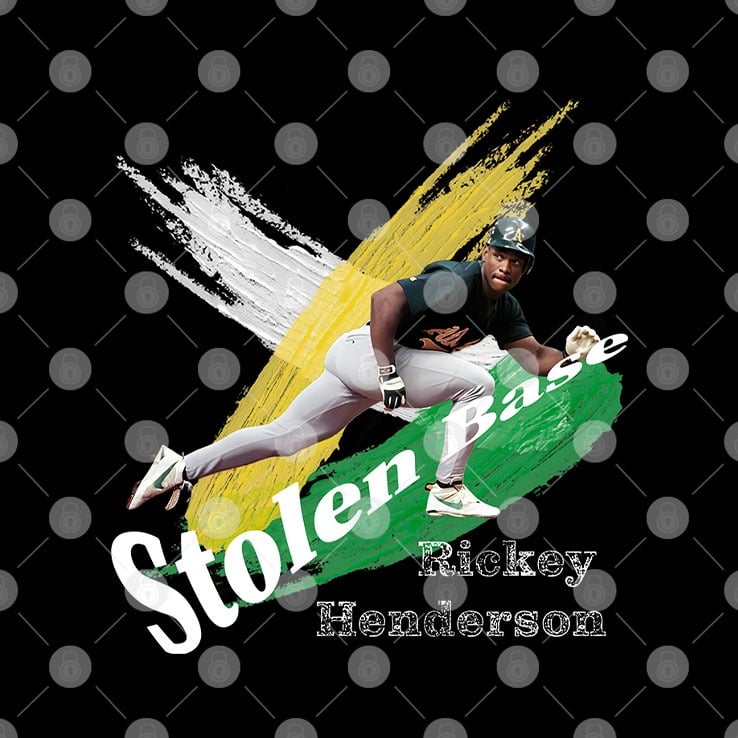 Rickey Henderson Stolen Base Hoodie Rickey Henderson Stolen Base Hoodie