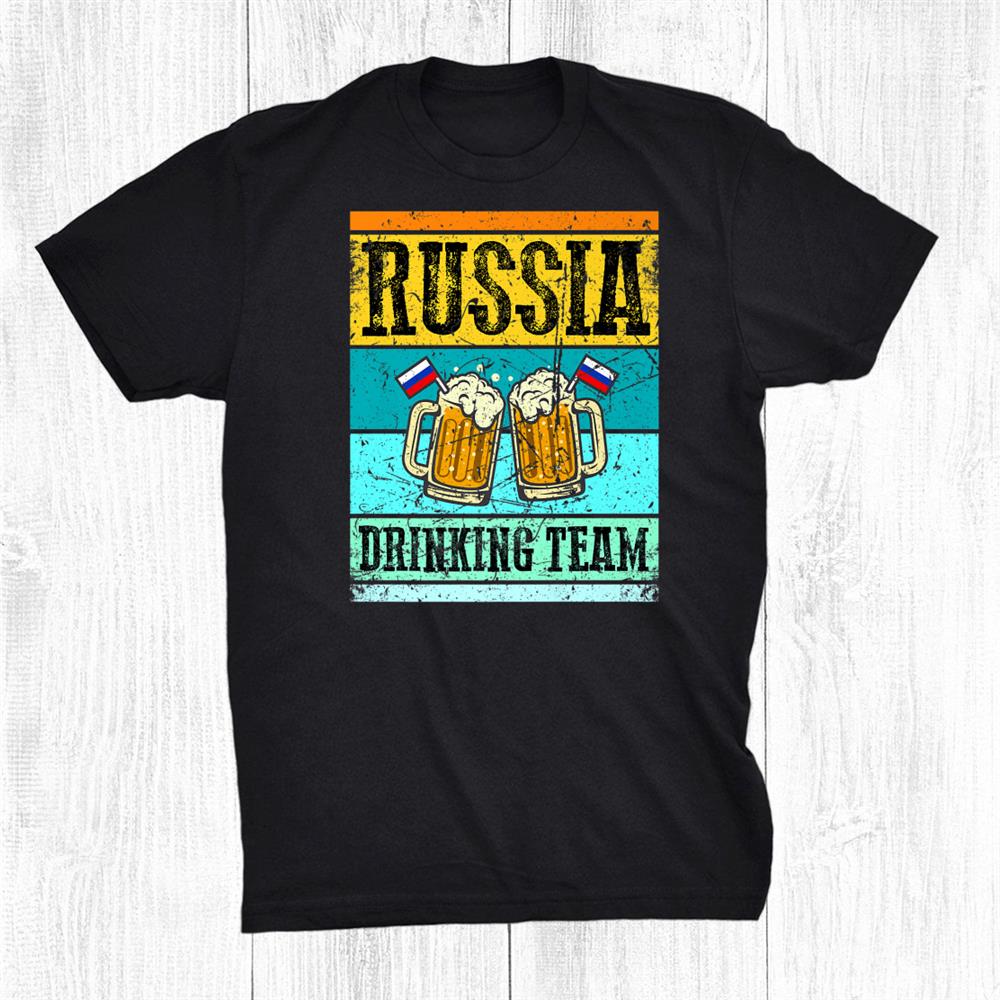 Russia Drinking Team Funny Russian Shirt Flag Beer Party Shirt Russia Drinking Team Funny Russian Shirt Flag Beer Party Shirt