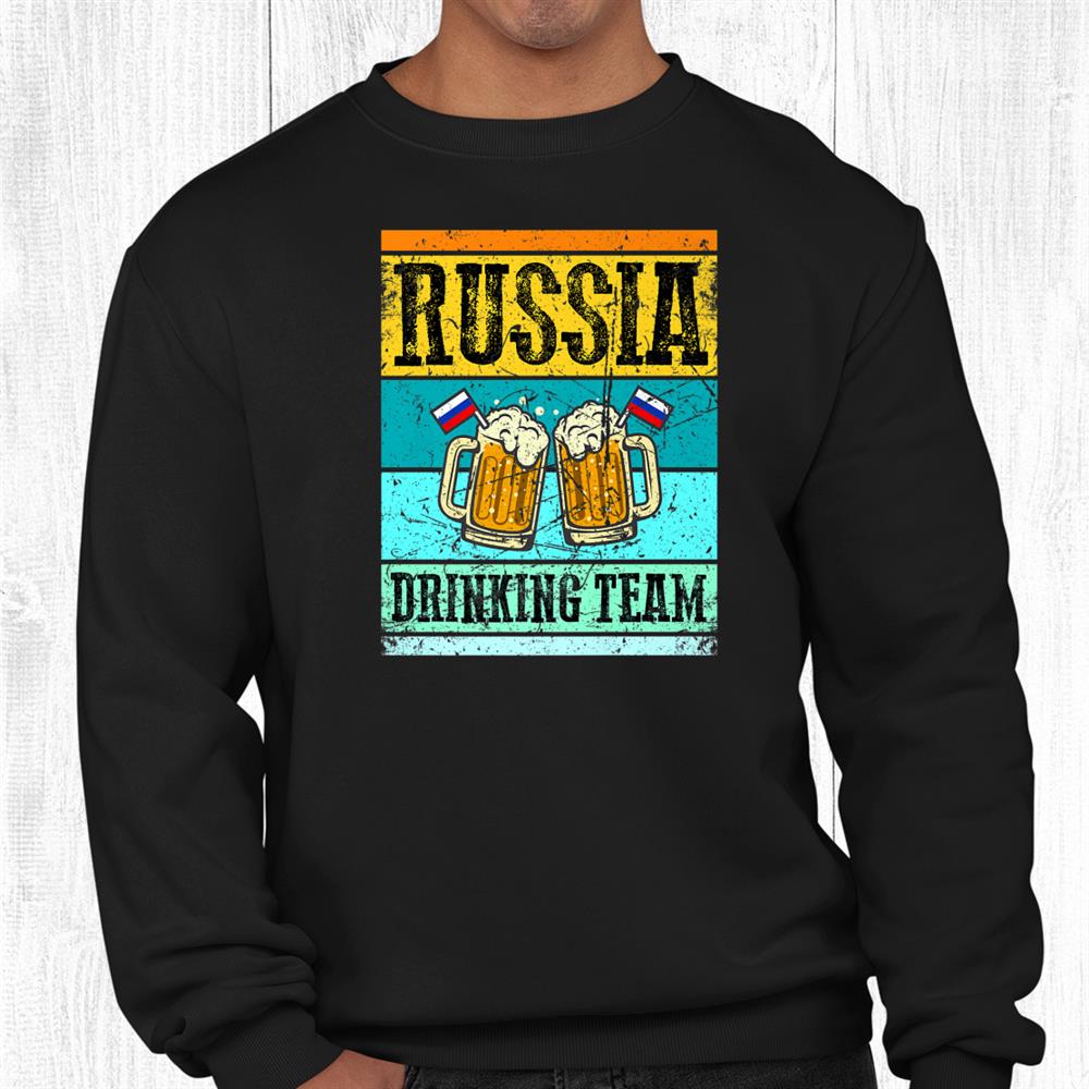 Russia Drinking Team Funny Russian Shirt Flag Beer Party Shirt Russia Drinking Team Funny Russian Shirt Flag Beer Party Shirt