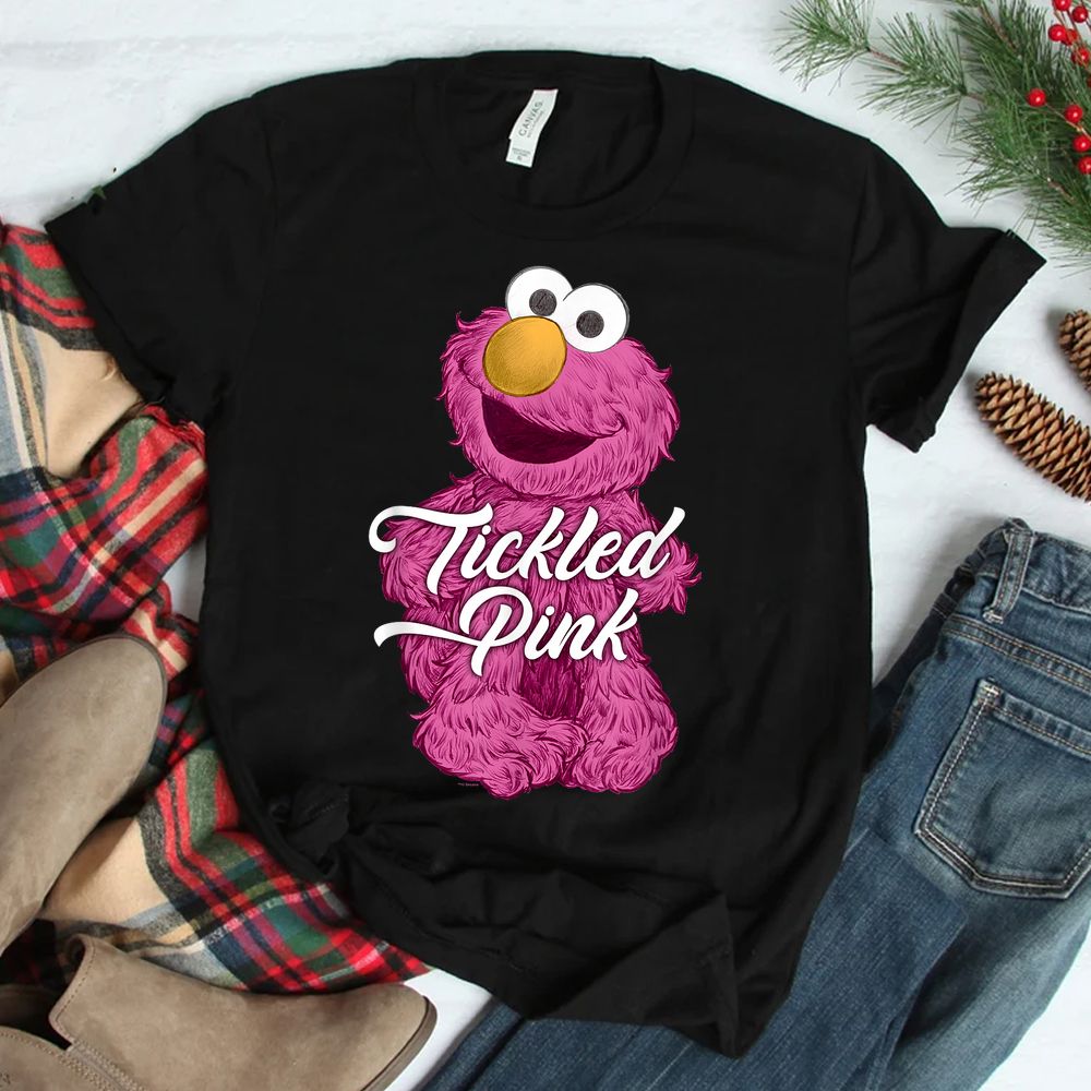 Sesame Street Elmo Tickled Pink Shirt Sesame Street Elmo Tickled Pink Shirt